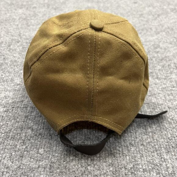 Vintage 80s 90s FILSON Waxed Tin Cloth Cap HAT Made in USA Rare Adjustable S-M - Picture 3 of 7